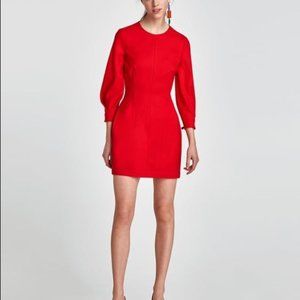 Zara Red Mini Dress S